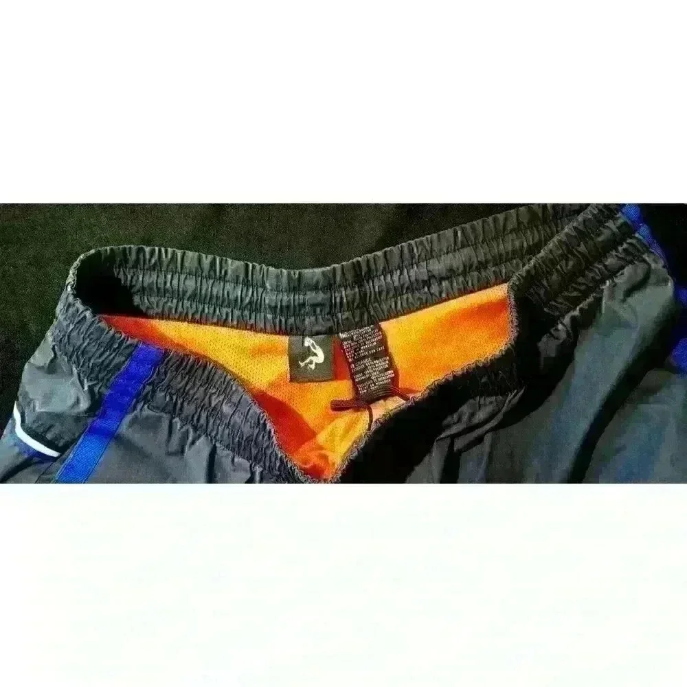 AND1 Mens NAVY BLUE Activewear Shorts LINED Sports Boardshorts pants size Lg